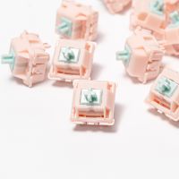 Joininkeys Pink Candy Roll Tactile Swith 5Pinh The Bottom58.5g    Base: nylon  Axis: pom  For Mechanical Keyboard Keyaxis Basic Keyboards