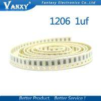 100pcs 1uF X5R Error 10% 25V 1206 105 smd capacitor