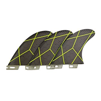 Surf Fins Double Tabs 2 Fins Double Tabs 2 Tri Fin Set Fiberglass Tri-Quad Fins Upsurf Surfboard Fins