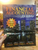 [EN] Financial Accounting for MBAs 8e Paperback หนังสือภาษาอังกฤษ มือสอง