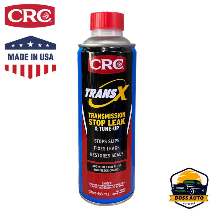 หัวเชื้อน้ำมันเกียร์ออโต้ พวงมาลัยเพาเวอร์ CRC Trans X Automatic Transmission 443 mL. Lazada.co.th