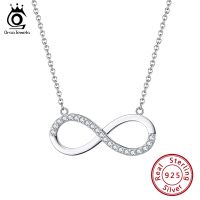 925 Silver Infinity Pendant Necklace