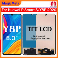 MagicMeta 6.3 "LCD TFT สำหรับ Huawei P Smart S ชิ้นส่วนจอสัมผัสแอลซีดีของเครื่องแปลงดิจิทัล Huawei แทนโดยหัวเว่ย Y8P LCD 2020 AQM-LX1