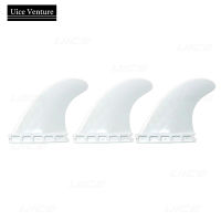 Surf Fins 437 Tri Fins Thruster 3Pcs White Medium Fins Surfing Accessories