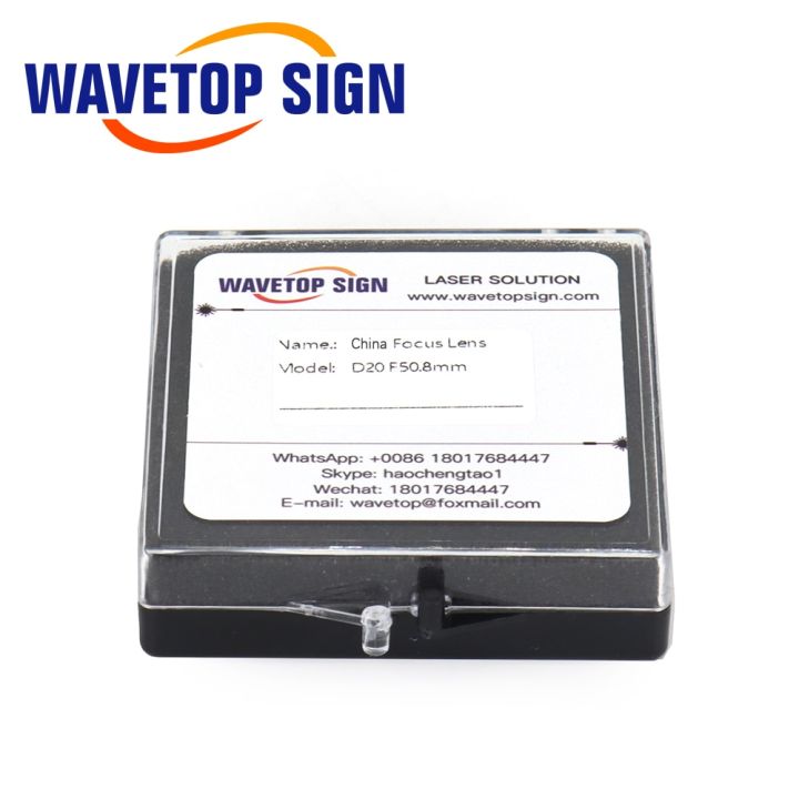 wavetopsign-china-pvd-znse-laser-focus-lens-dia-12-18-19-20mm-fl38-1-50-8-63-5-76-2-101-6mm-for-co2-laser-engraving-machine