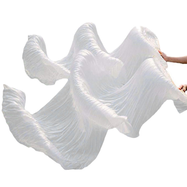 100-silk-unisex-chinese-silk-veil-dance-fans-1pcs-belly-dance-fans-white-color-180x90cm