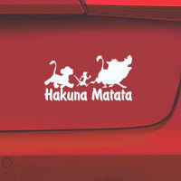 Leambiel สติกเกอร์ติดรถ D-2096 Lion King Hakuna Matata รูปลอกรูปสัตว์อุปกรณ์ตกแต่งร่างกาย【fast】