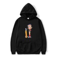 Frenchman with Mouse Baguette and Cheese Manga Graphic Hoodie Funny Men Hip Hop Oversized Hoodies Casual Loose Sweatshirt Size XS-4XL