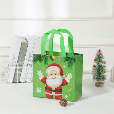 Favors Party Holiday Packaging Bag Candy Kids Gift Tote Bags Non-woven Christmas
