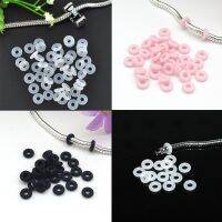 【DT】hot！ Drop shipping 20pcs Rubber Clip Charms Safety Stopper Bead European pendant Bangles Necklaces