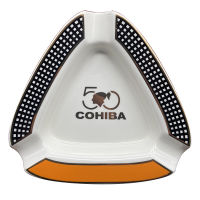 COHIBA Ashtray Home Portable Ceramic 3 s Ash Tray Ashtrays Holder