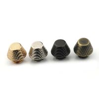 4pcs Metal Embossed Bucket Shape Screw Back Rivets Studs Nail Stud for DIY Garment Leather Craft Belt Wallet Decoration Parts