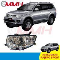 For Mitsubishi Pajero sport MONTERO ไฟหน้าสำหรับ ไฟหน้า โคมไฟหน้า ไฟหน้า​โปรเจค​เตอร์​ โคมไฟหรถยนต์ เลนส์กระจก headlamp headlight front light lens