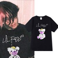 【New】ผ้าฝ้าย 100%เสื้อยืด พิมพ์ลายกราฟฟิค Lil Peep แฟชั่นฤดูร้อน สําหรับผู้ชายS-3XL