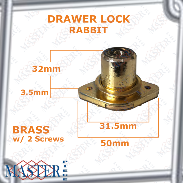 (1 SET) Drawer Lock GOLD RABBIT | Lazada PH