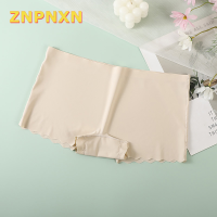 ZNPNXN 40กก.-70กก. กางเกงขาสั้นผ้าไอซ์ซิลค์ขนาดใหญ่สำหรับสตรีใส่ในฤดูร้อนกางเกงบ็อกเซอร์ชั้นในแบบสั้น