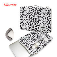 Brand Kinmac Laptop Bag 12,13,14,15,15.6 Inch,Leopard Lady Men Handbag Case For Air Pro M1 Compute PC Briefcase Dropship