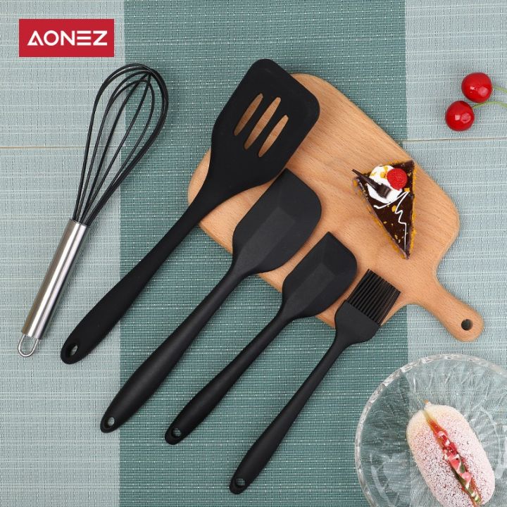 5pcs Random Mini Silicone Cooking Utensil Set