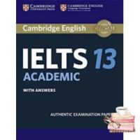 Products for you &amp;gt;&amp;gt;&amp;gt; Cambridge IELTS 13 Academic Students Book with Answers: Authentic Examination Papers (IELTS Practice Tests) [Paperback]