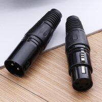 XLR 3 Pin Female Jack/Male Plug Speaker Terminal Audio Microphone Audio Connector High Quality for Speaker DVD