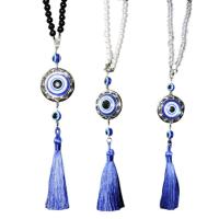 Evil Eye Hung Ornament Blue Beaded Decor Rear View Mirror Suncatchers Blue Evil Eye Protection and Good Luck Charm Chandelier Lamps Pendant Window Pendant Car Accessories benchmark