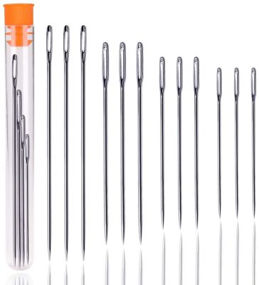 【CC】 KAOBUY 12PCS Large Sewing Needles 9PCS Needles 3PCS Needles With Plastic Bottle