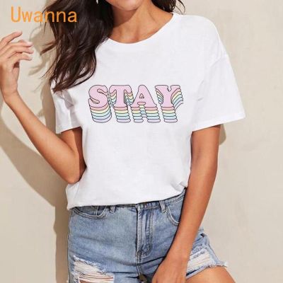 Stray Kids T-Shirt K-Pop Stray Kids T Shirt Women Korean Style Fashion My Pace Am You Straykids Printed fashion white T Shirts