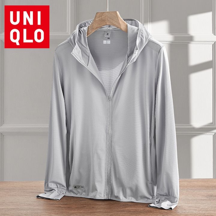 ส่งของ-uniqlo-เสื้อแจ็กเก็ต-ป้องกันแสงแดด-upf50-แบบแห้งเร็ว-ระบายอากาศ-สําหรับผู้ชาย
