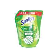 Nước rửa chén Sunlight túi vòi 3.4kg hương Matcha Trà Nhật khử sạch mùi