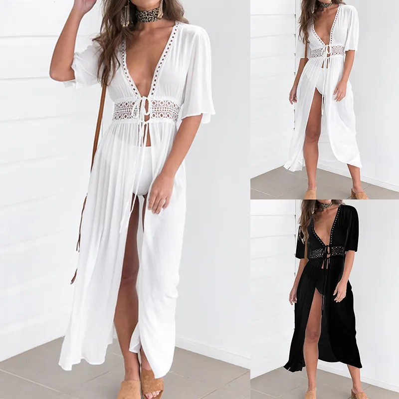 beach cover up dresses white