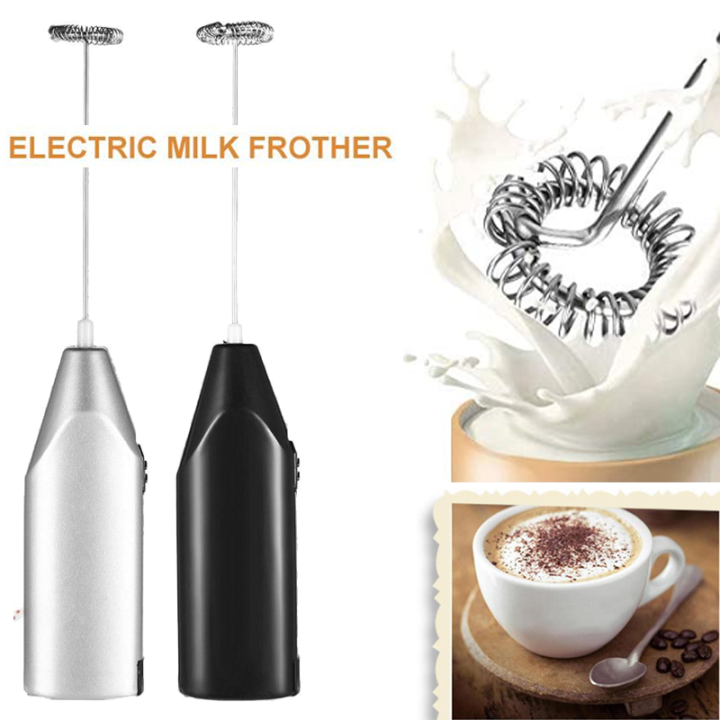 Electric Milk Coffee drink Mixer,Handheld Electric Milk Frother Foam Maker  Whisk Coffee Mixer Stirrer Egg Beater Milk Frother Handheld Get Froth