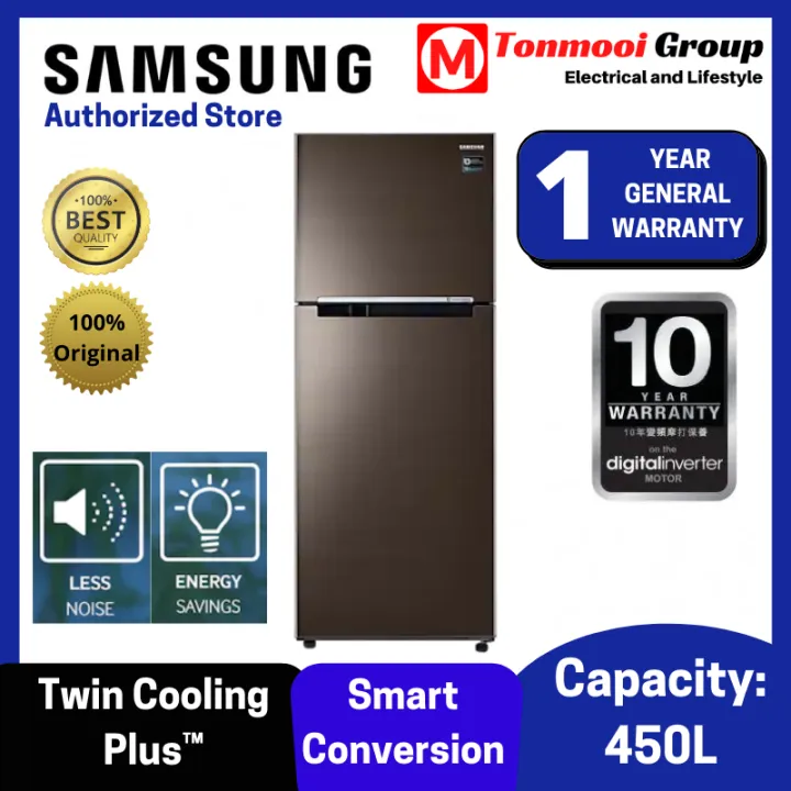 Samsung 2 Door Refrigerator 450L Top Mount Freezer Inverter Fridge with