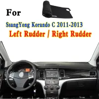 สำหรับ SsangYong Korando C XUV500 2011-2013รถจัดแต่งทรงผม Dashmat Dashboard แผงฉนวนกันความร้อนป้องกัน Pad