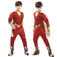 ธันเดอร์แซน Shazam ภาพยนตร์เด็กกัปตันวิเศษ cosplay ชุดเวทีอะนิเมะ Billibatson ~