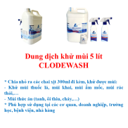 Dung Dịch khử mùi đa năng công nghệ Nhật Bản CLODEWSASHkhử mùi thuốc