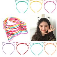 【CC】 20/10PCS Wholesale ears Headbands Plastic Hair Hoop Colors Baby Hairbands Accessoires