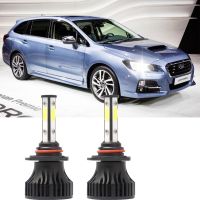 2PC Bright 6000K สีขาว9005 LED ไฟสูงไฟฉายคาดศีรษะไฟหน้าสำหรับ SUBARU LEVORG ปี2015-2021