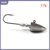 【RAI】 3.5g 5G 7g 10g 14g 21g jighead fishhooks หนอนตกปลาล่อ Hook Soft Lure