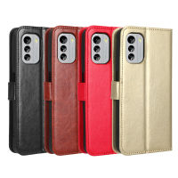 เคสเคสสำหรับ Nokia G60 5G แบบกระเป๋าสตางค์พับได้แบบสมาร์ทตื่นได้ปกหนังฝาพับกันกระแทกป้องกันการสูญหายสำหรับ Nokia G60 5G