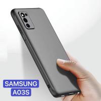 มาใหม่ Case Samsung A03S เคสโทรศัพท์ ซัมซุง เคสนิ่ม tpu เคสสีดํา เคสซิลิโคน samsung galaxy A03S สวยและบางมาก