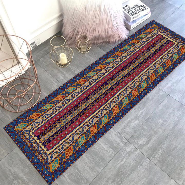 bohemia-rug-ethnic-style-kitchen-floor-mat-anti-slip-washable-persian-retro-print-bedside-mat-absorbent-bathroom-mat-long