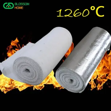 Ceramic Fibre Blanket Ceramic Fiber Wool Isowool Heat Insulation 1260  degree 130kg/m3