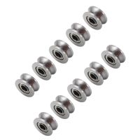 【LZ】№  U Groove rolamento de esferas guia polia para trilho sistema de movimento linear rolamento montado 4x13x7mm 10pcs u624zz preço de fábrica