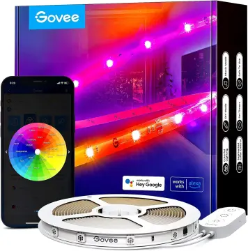 Govee - Ruban Wi-Fi RGB Smart LED 5m