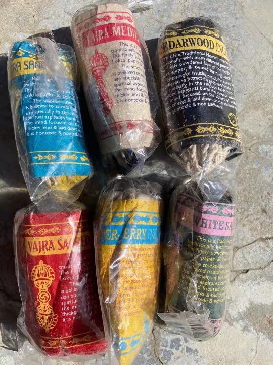 nepalese-handmade-plant-herbal-rope-incense-aromatherapy-tibetan-himalayas-raw-materials