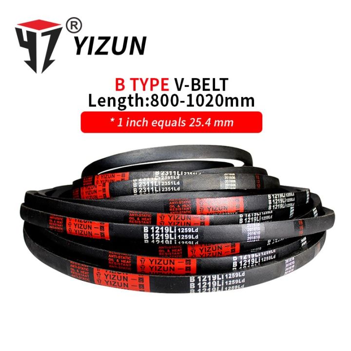 yizun-ยางลวดแข็ง-b800-1020มม-ความยาวภายในสายพานลำเลียงเครื่องจักรกลเกษตรล้อ-v-แบบอุตสาหกรรม