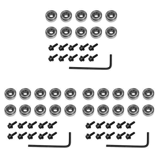 10Pcs Router Bits Top Mounted Ball Bearings Guide for Router Bit ...