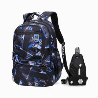 Fengdong student bag set high school bags for boys sport bagpack teen large waterproof backpack boy shoulder bag pen pencil case