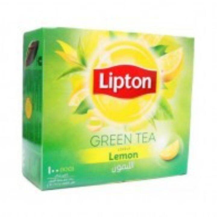 Lipton Lemon Green Tea 100's Teabags | Lazada PH