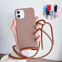 Lanyard Hang Necklace Strap Cord Phone Case For Huawei P50 P40 P30 P20 Lite Mate 20 30 P Smart 2019 2021 Z Soft Silicone Cover